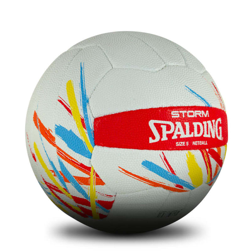 Storm Match Netball - White & Multi