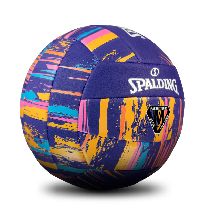 Marble Series Volleyball - Purple