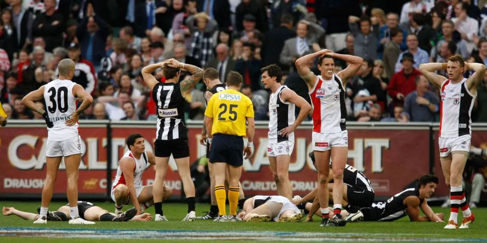 Collingwood vs St Kilda - drawn grand final