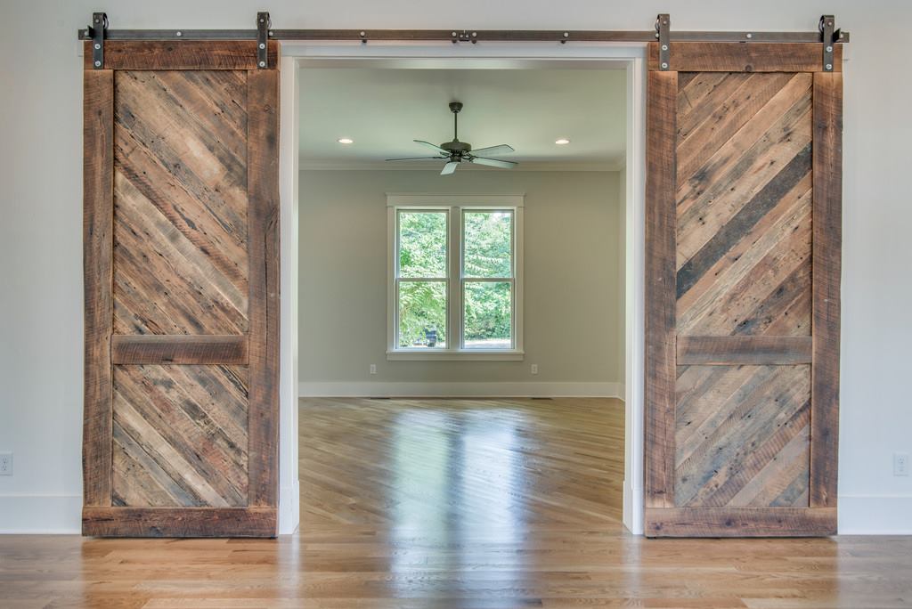 Featured Installation 402 Clear Coat Steel Barn Door Hardware