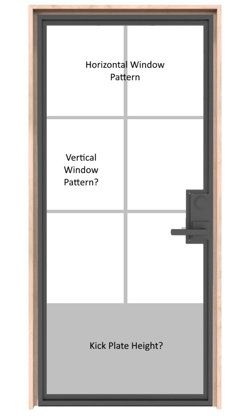 Customizable Metal Interior Door