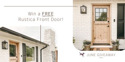 Win a FREE FRONT DOOR from Rustica!