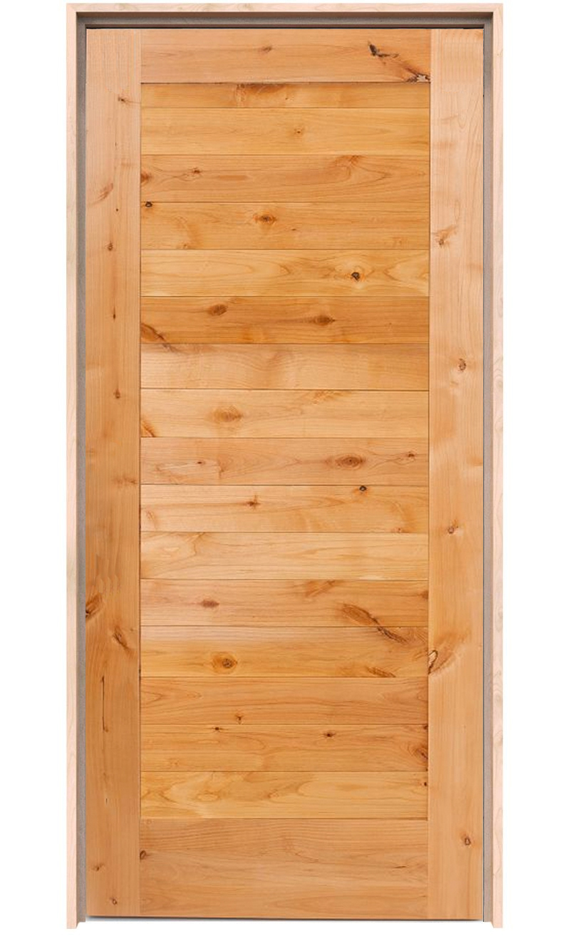 Horizontal Lewiston Exterior Door