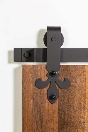 419 Fleur-De-Lis-Barn-Door-Hardware