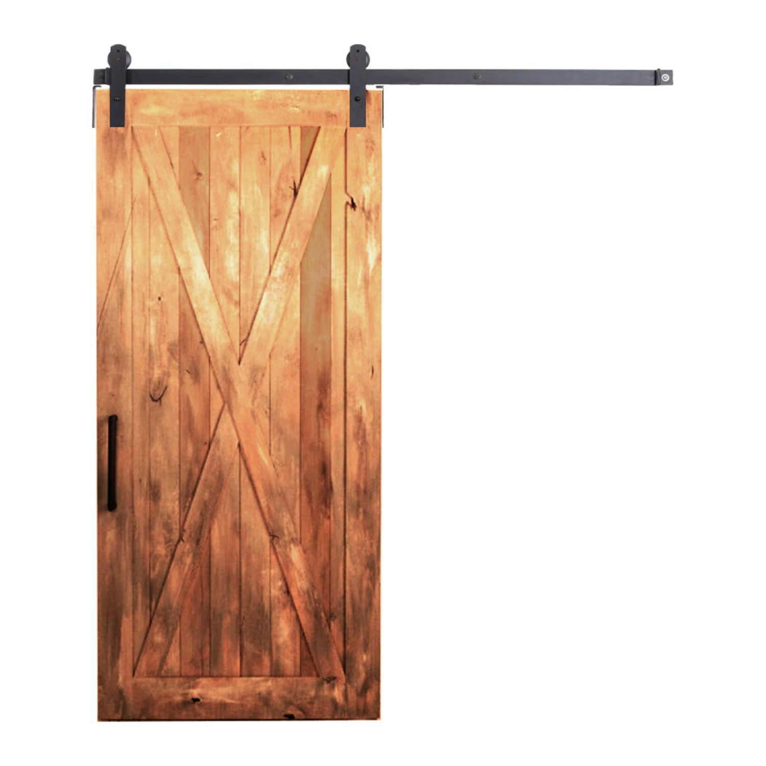 Sliding Outdoor Rated Cedar Barn Door 30 x 84 in door style