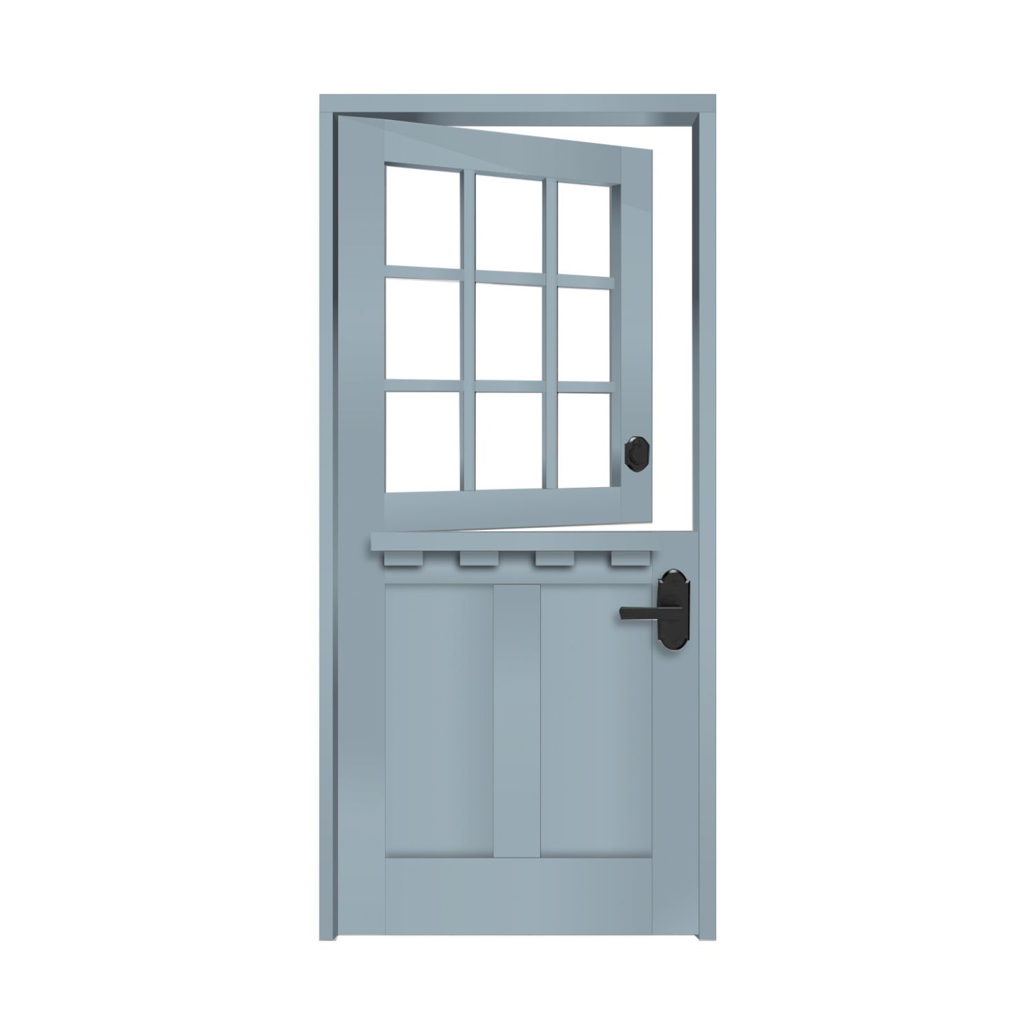 Apron Exterior Dutch Door 36 x 84 in door style