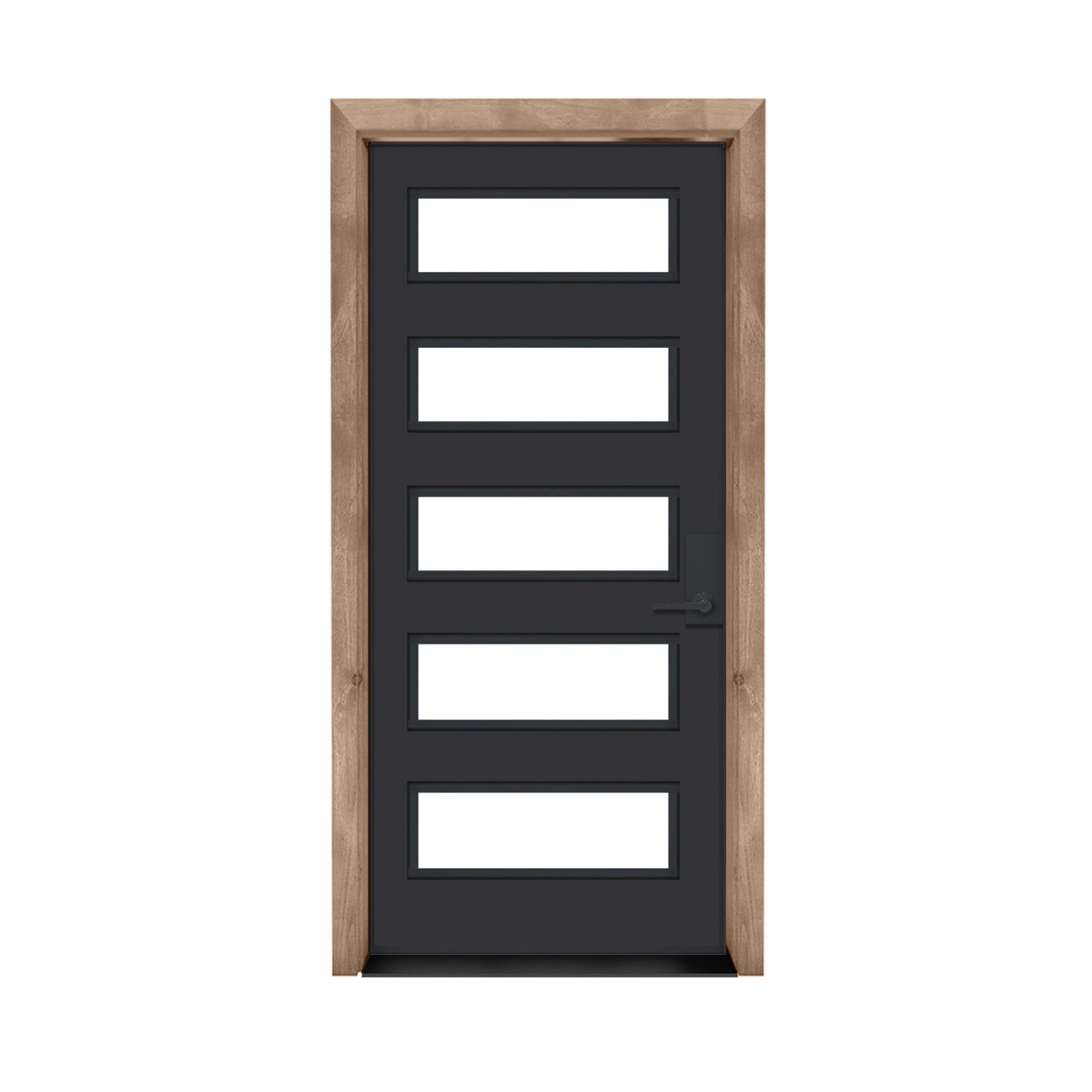 Metal 5 Panel Exterior Door 42 x 96 in door style