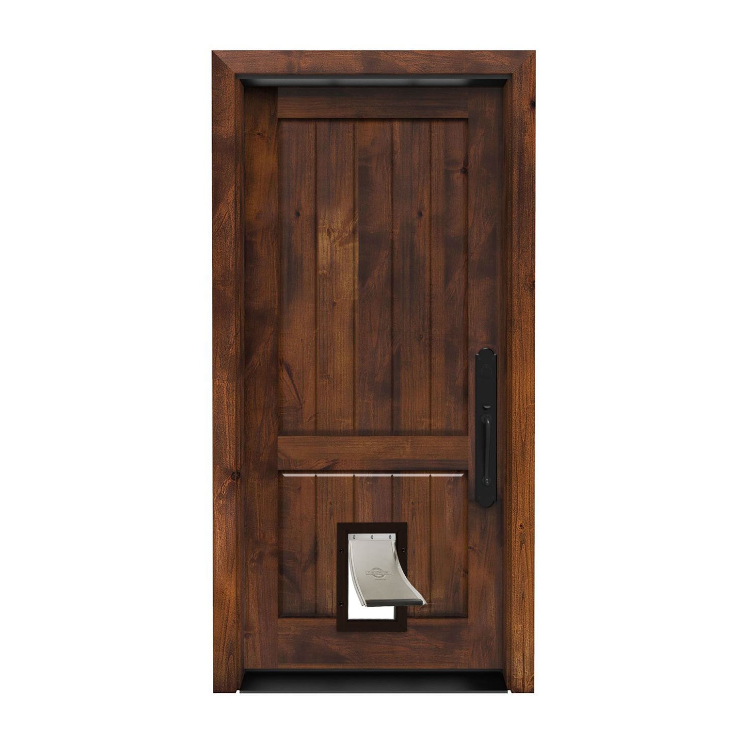 Altitude Front Door with Pet Door 36 x 96 in door style