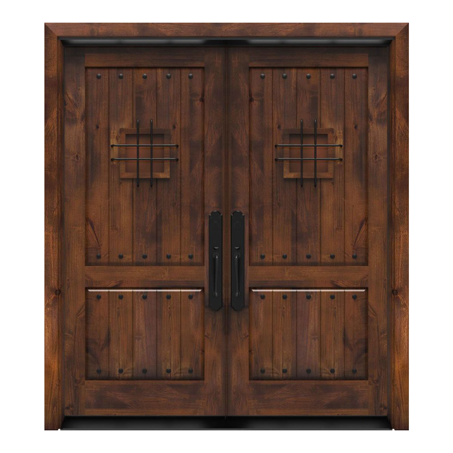Stronghold Double Front Doors 72 x 96 in door style