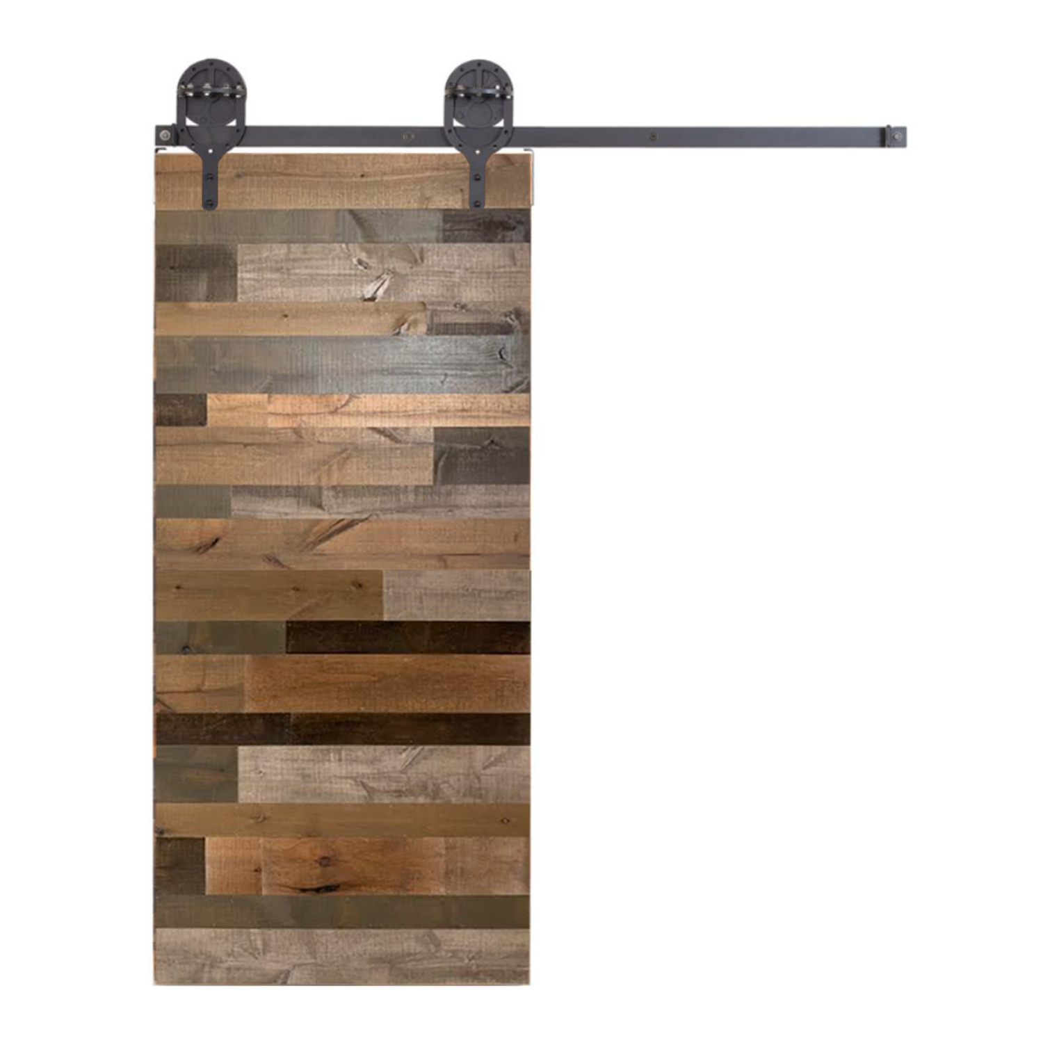 Sliding Reclaimed-Look Barn Door 30 x 84 in door style
