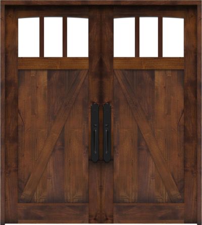 Spanish Style Front Door With Speakeasy Rustica