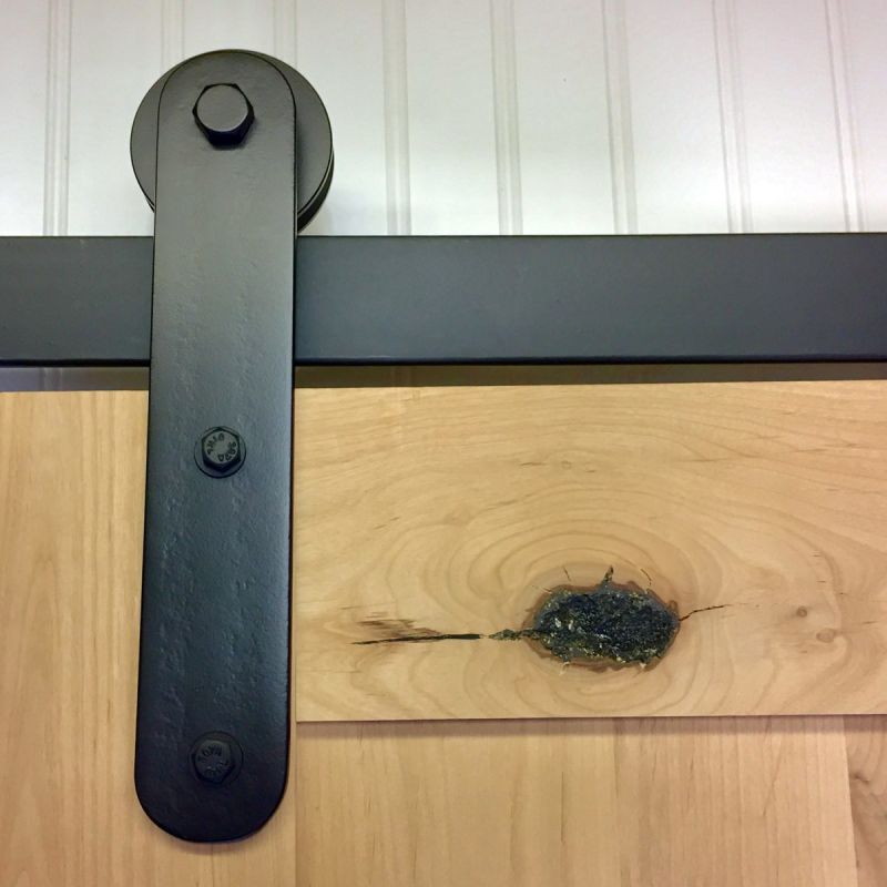 433 Low Profile Flat Track Hardware Kit Barn Door Hardware