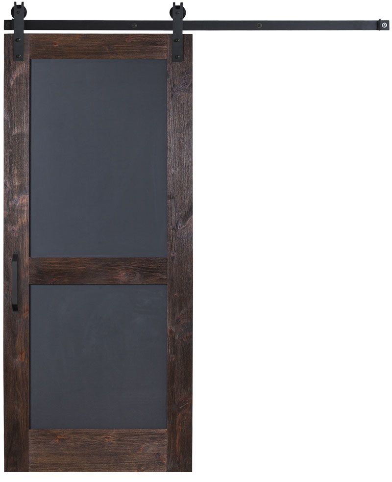 Chalkboard Mirror Barn Door
