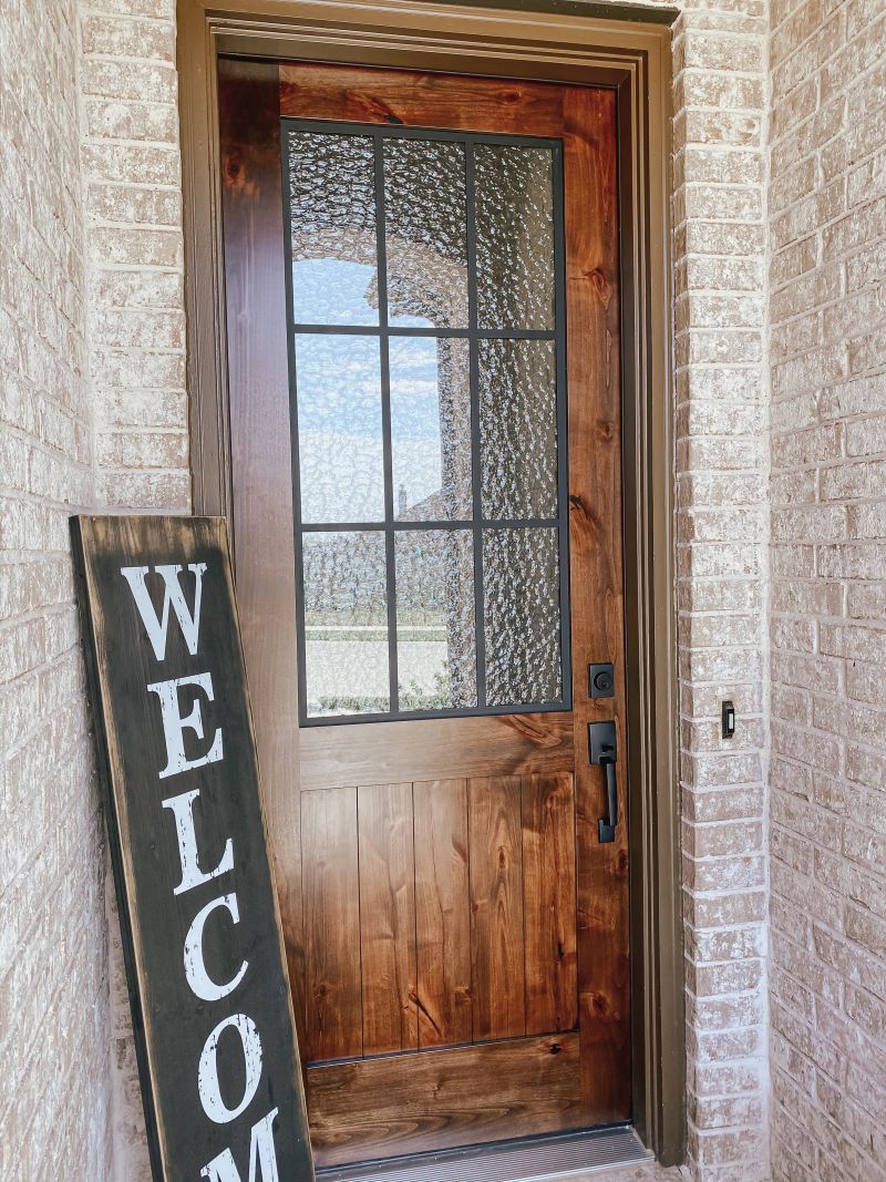 Farmhouse French Full Exterior Double Slab Door