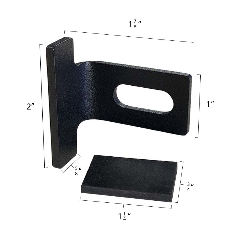 Door Stops, Long Door Stopper 6 Inch Wall Mount Modern Doorstop Heavy Duty  Solid Door Holder with Soft Rubber Bumper, Extra Long Door Stoppers for  Bottom or Top of Door 