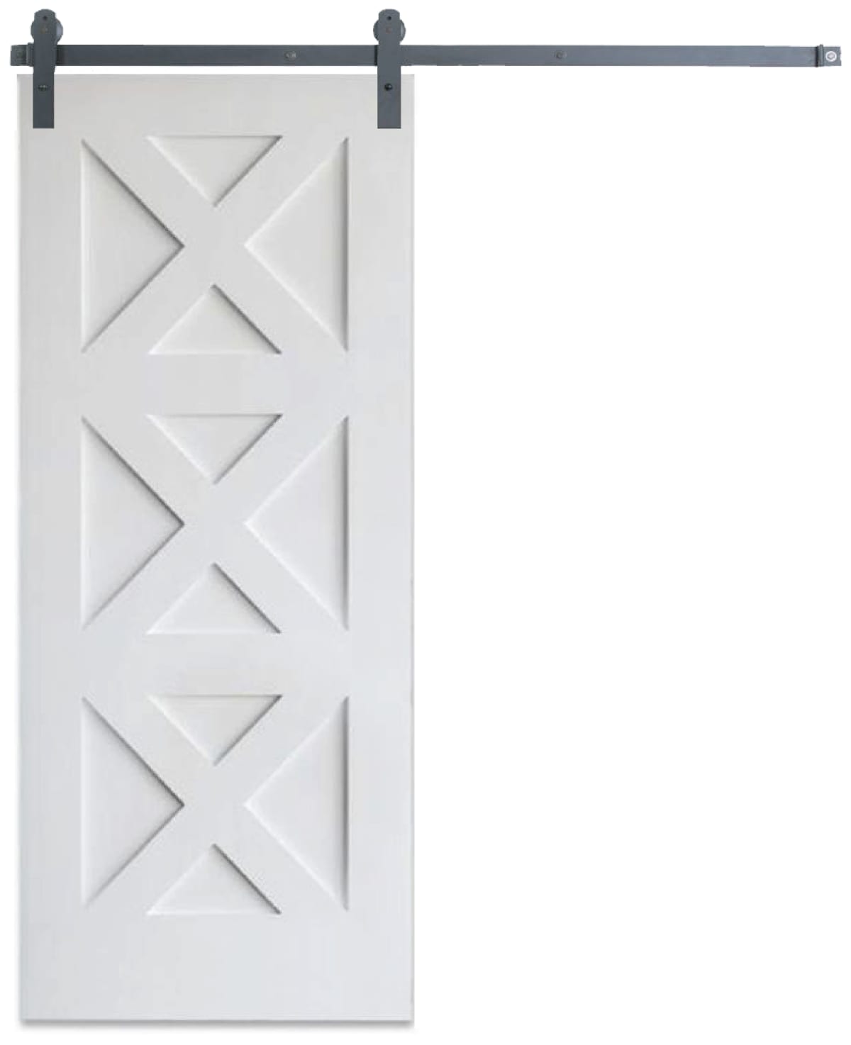 Contemporary Triple X Barn Door