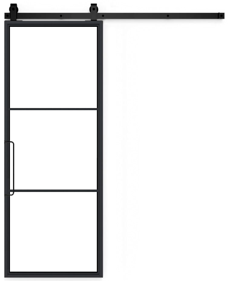Minimalist French Barn Door
