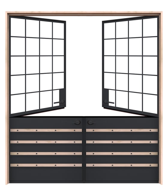 Exterior Port Double Dutch Doors