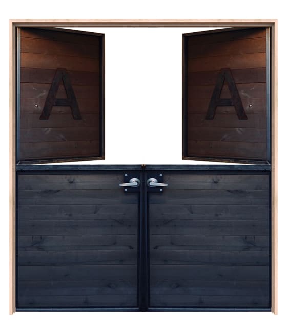 Exterior Dutch Modern Double Door