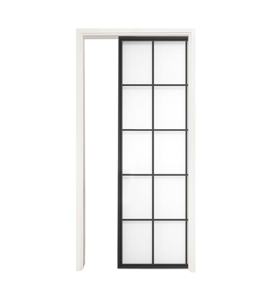 Mountain French Full Single Pocket Door