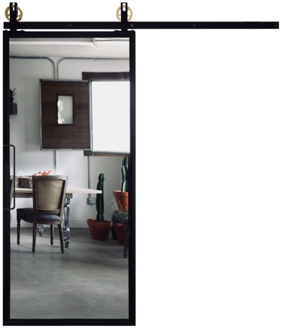 Ponder Mirror Barn Door
