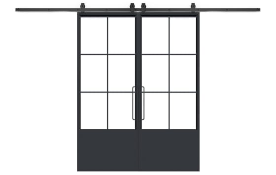 French Quarter Double Barn Door
