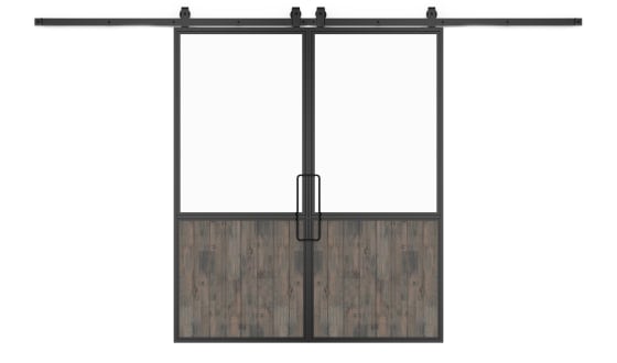 Chalet Double Barn Door