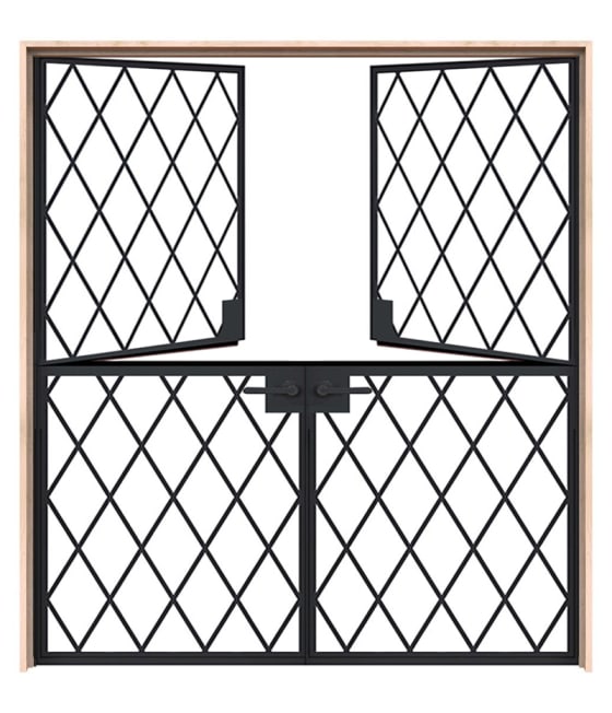 Exterior Vine Double Dutch Door