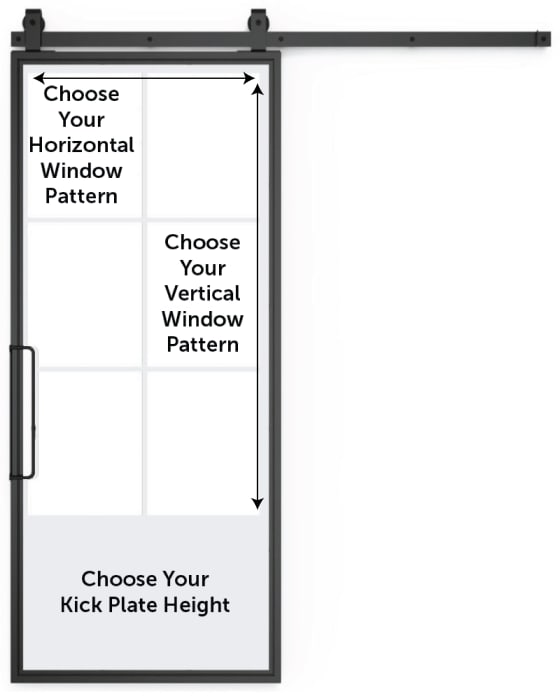 Customizable Metal Barn Door