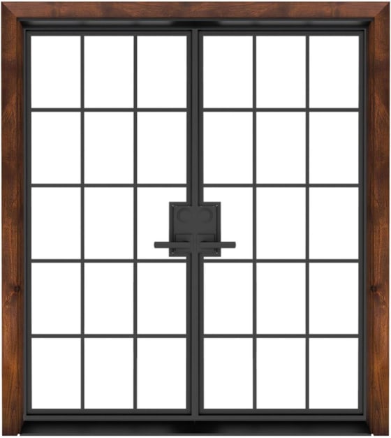 Mountain French Full Double Front Door