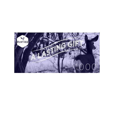 Rustica $1,000 Gift Card