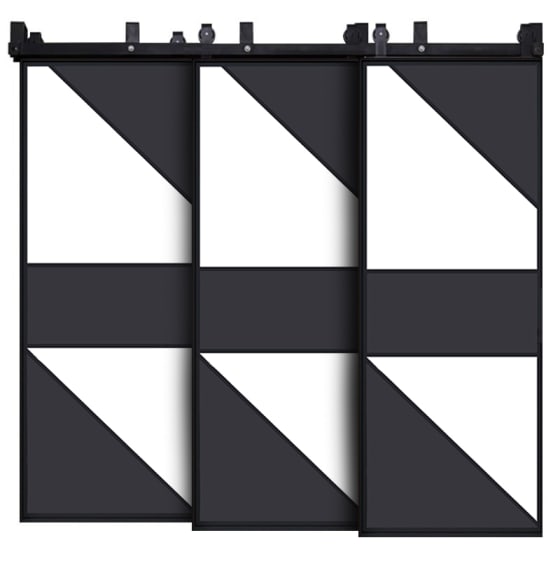 Swell Triple Bypass Barn Door