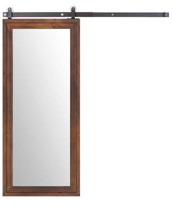 Decorative Wooden Mirror Barn Door
