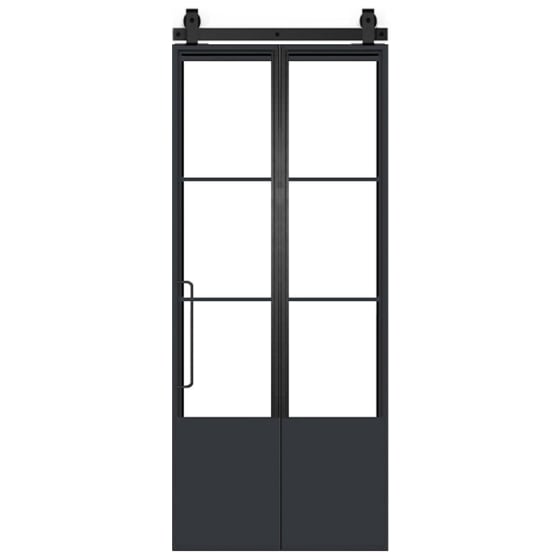 Traditional French Single Bifold Barn Door