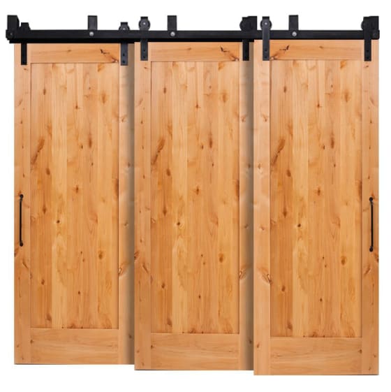 Bayside Triple Bypassing Barn Doors