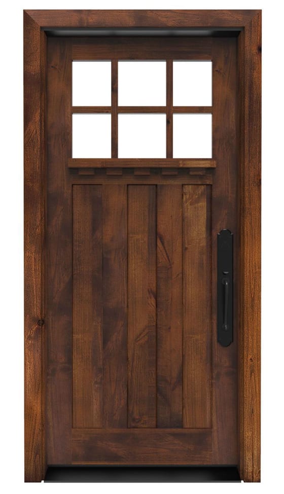 Rocky Point Front Door With Shelf
