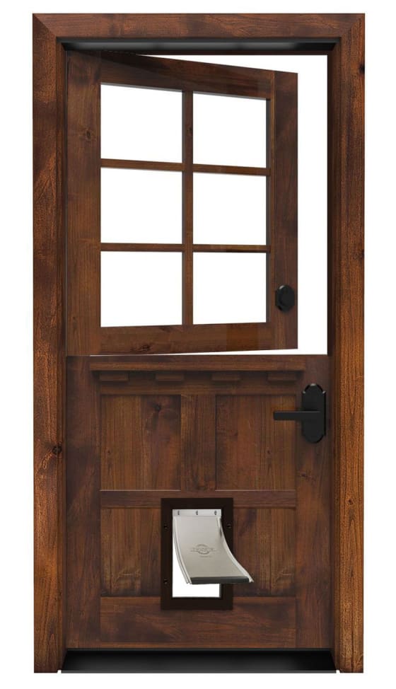 Dairy Dutch Front Door with Pet Door