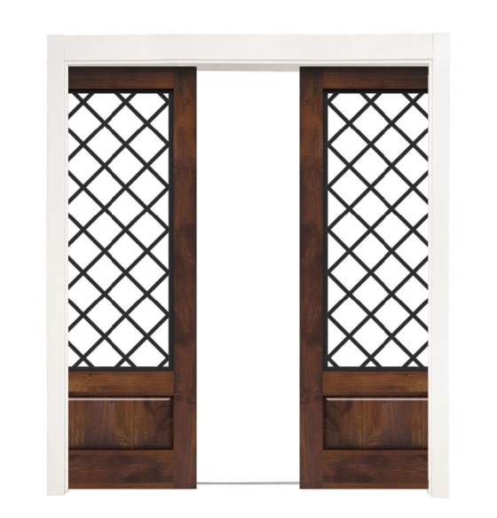 Cathedral Converging Pocket Doors