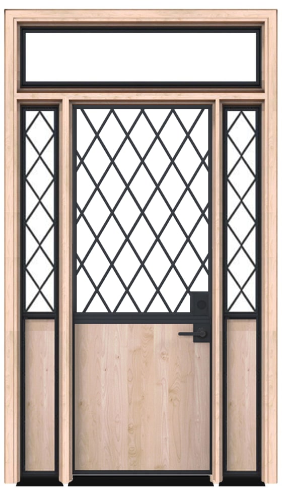 Bridge Dutch Door With Sidelight