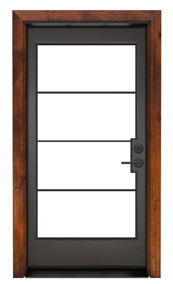 Modern Cottage Exterior Metal Door – Thermally Broken