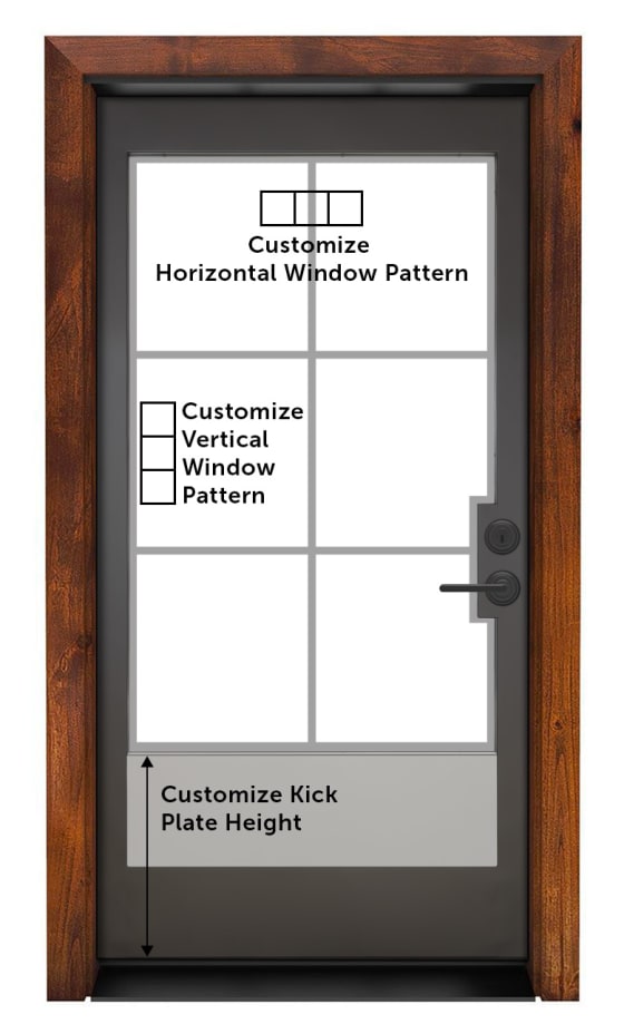 Customizable Metal Exterior Door – Thermally Broken