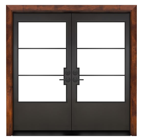 Traditional French Exterior Double Door – Thermally Broken