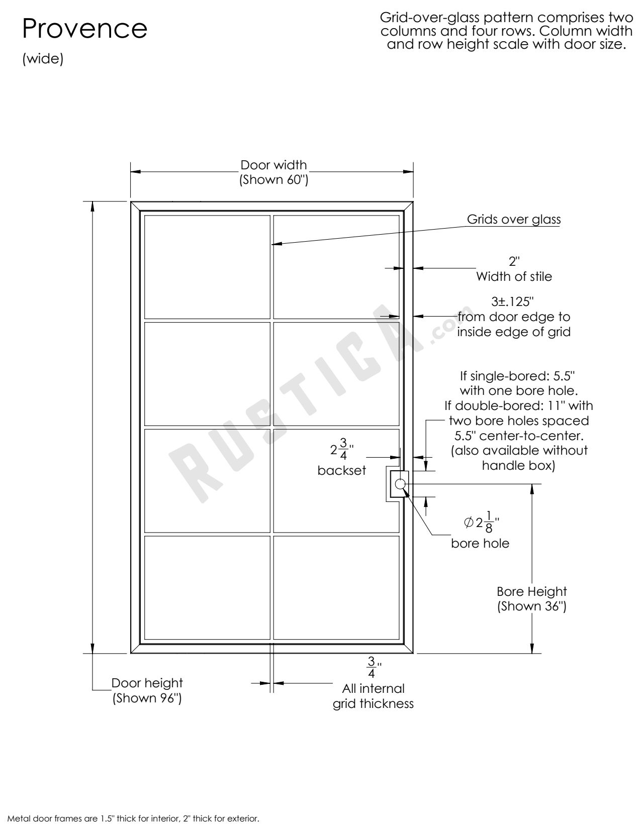 Provence Exterior Pivot Door | Rustica