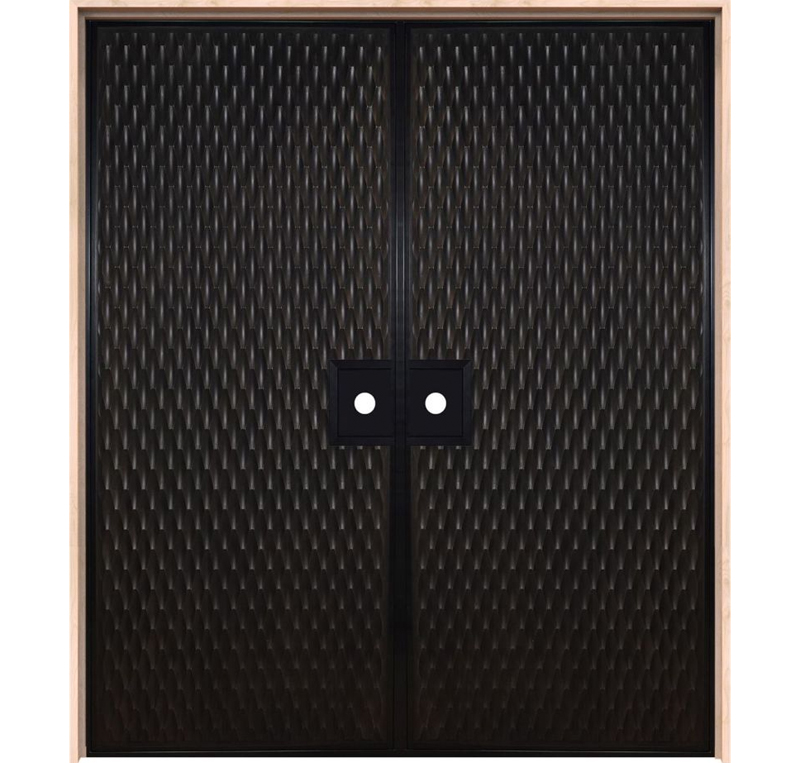 Scallop Interior Double Door