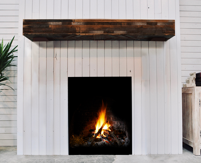 Prairie Camp Fireplace Mantel