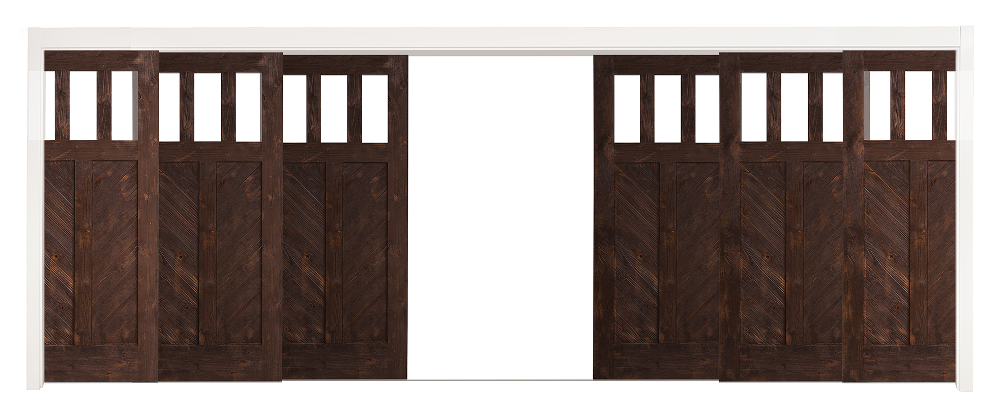 6 Door Converging Pocket Door Hardware