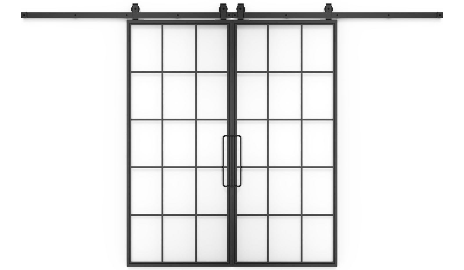 Mountain French Full Double Barn Door