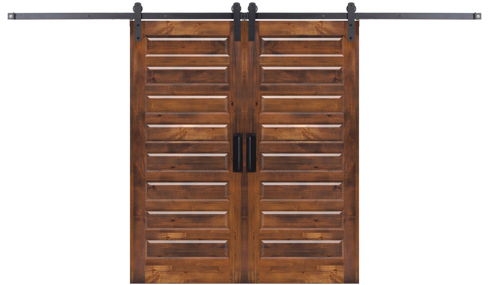 Eight Panel Double Barn Door