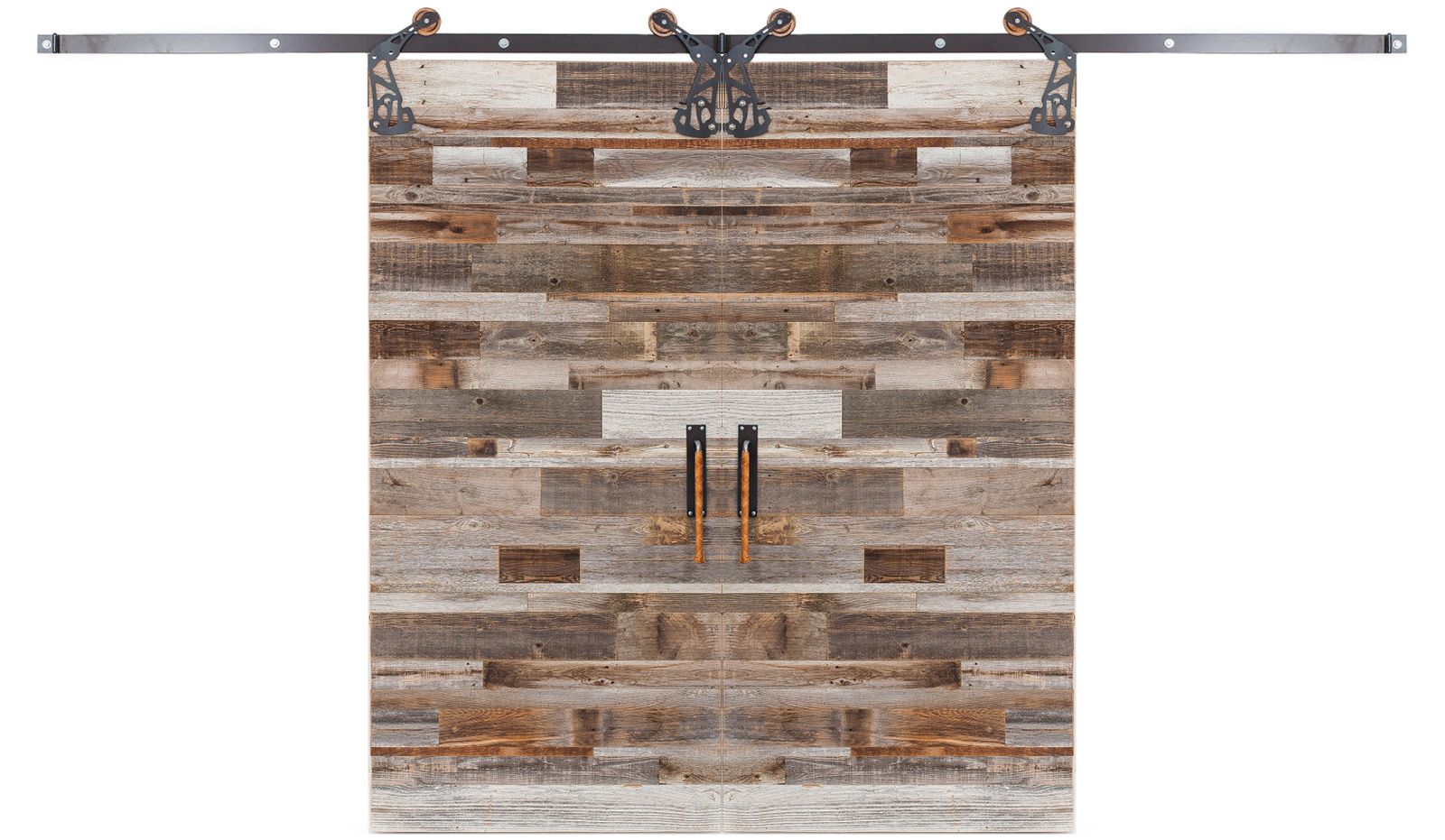 Barn Wood Reclaimed Double Barn Door