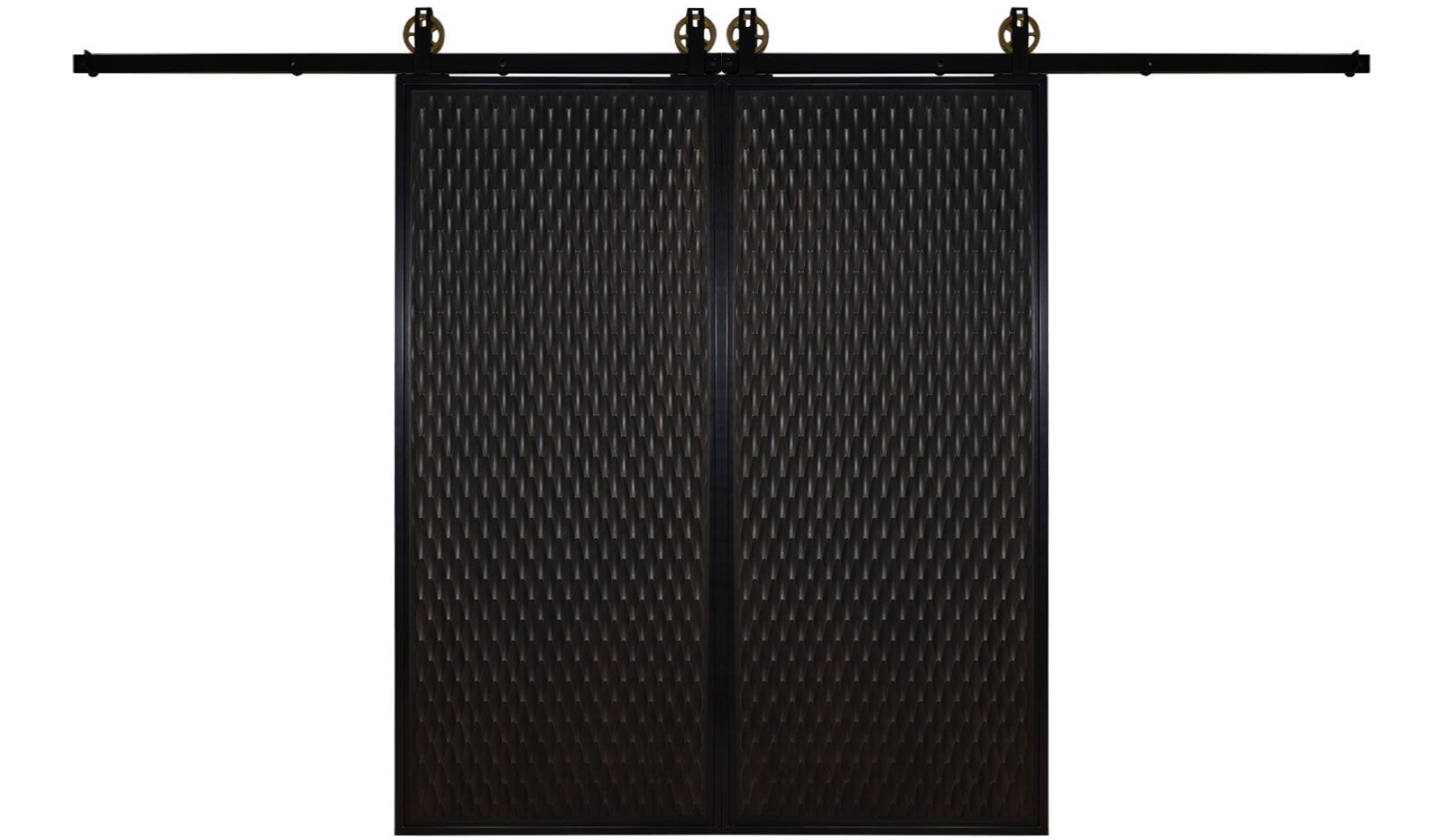 Scallop Double Barn Door